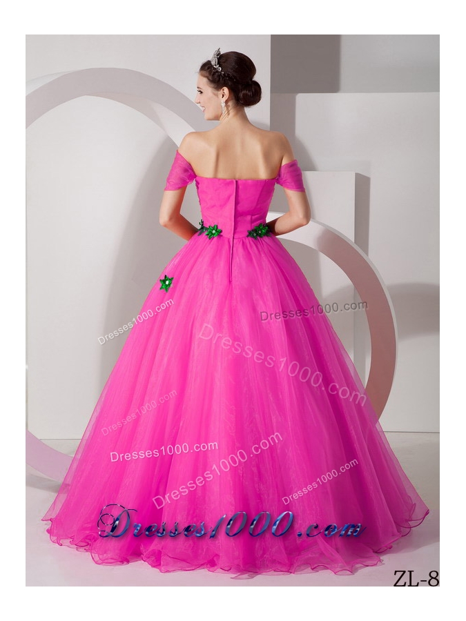 Pretty Princess Off The Shoulder Quinceanera Dresses with Appliques