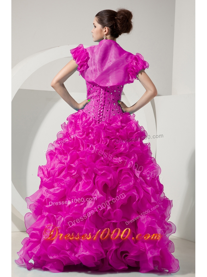 Pretty Princess Sweetheart Long Quinceanera Dresses with Beading