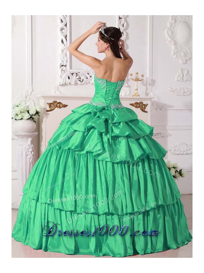 Sweetheart Detachable Quinceanera Dresses with Beading and Layers