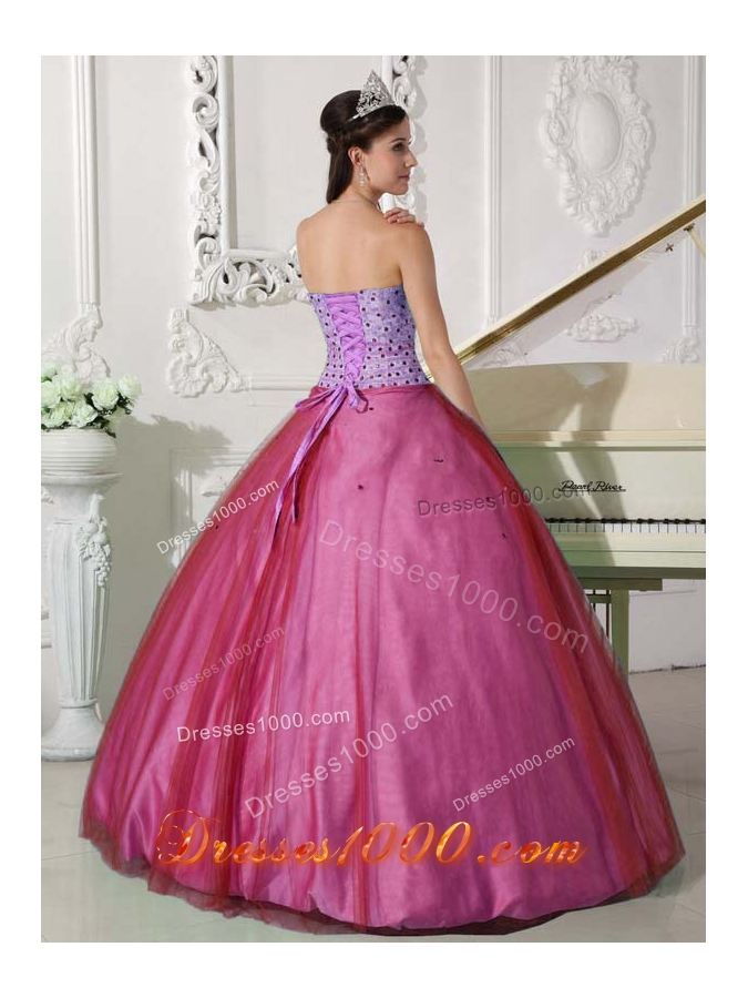 Discount Princess Strapless Quinceanera Dress with Beading