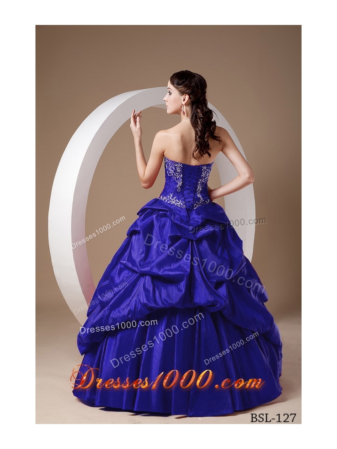 Beautiful Princess Sweetheart Decorate for 2014 Appliques Quinceanera Gowns