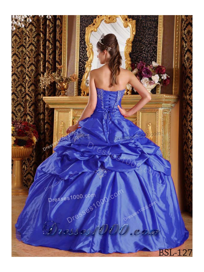 2014 Affordable Puffy Quinceanera Dresses with Pick-ups