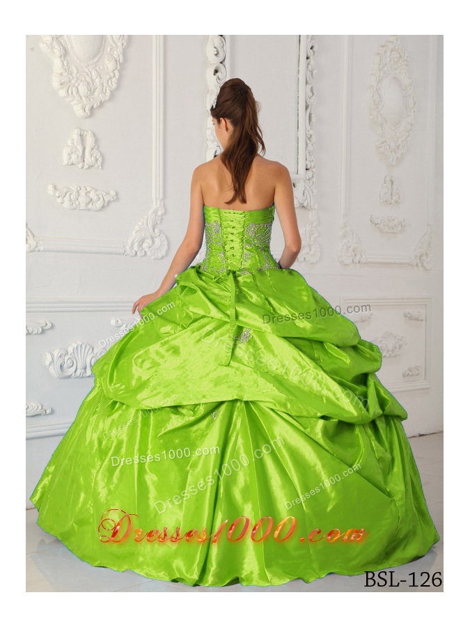 2014 Appliques Discount Quinceanera Dress with Sweetheart