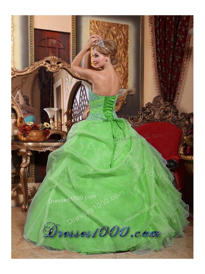 Discount Sweetheart Appliques and Ruched PuffyQuinceanera Dresses