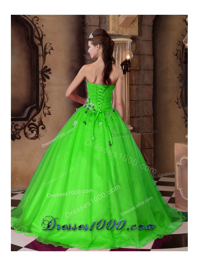 Elegant Princess Sweetheart Beading Long 2014 Quinceanera Dresses