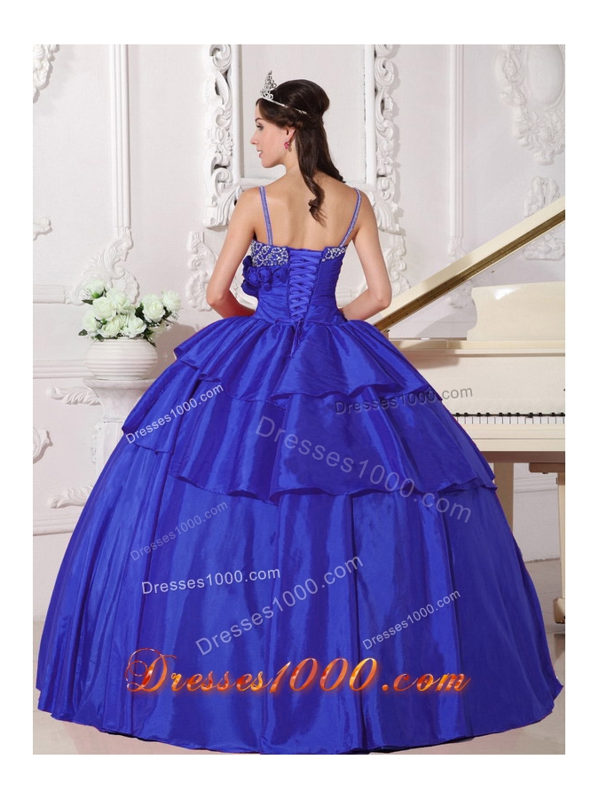 New Style 2014 Beading Quinceanera Dresses with Straps