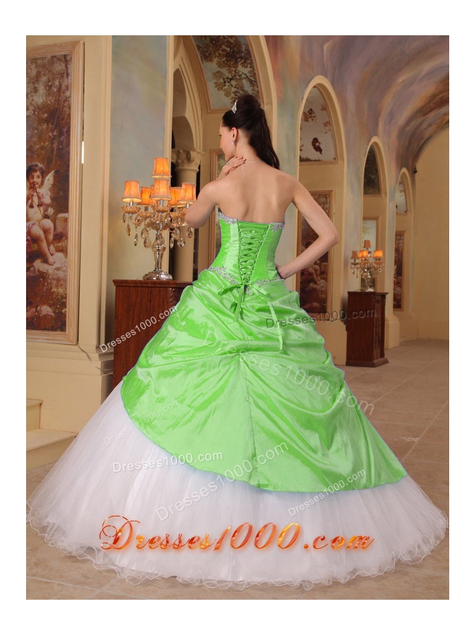 New Style A-Line Sweetheart Beading Long Quinceanera Dresses