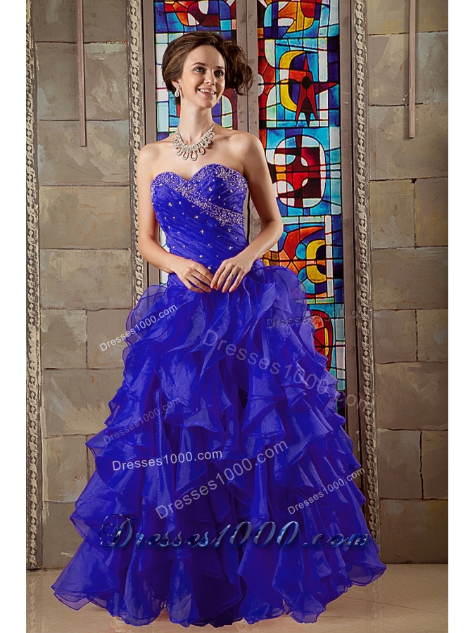 Beautiful Princess Sweetheart Beading Quinceanea Dress 2014