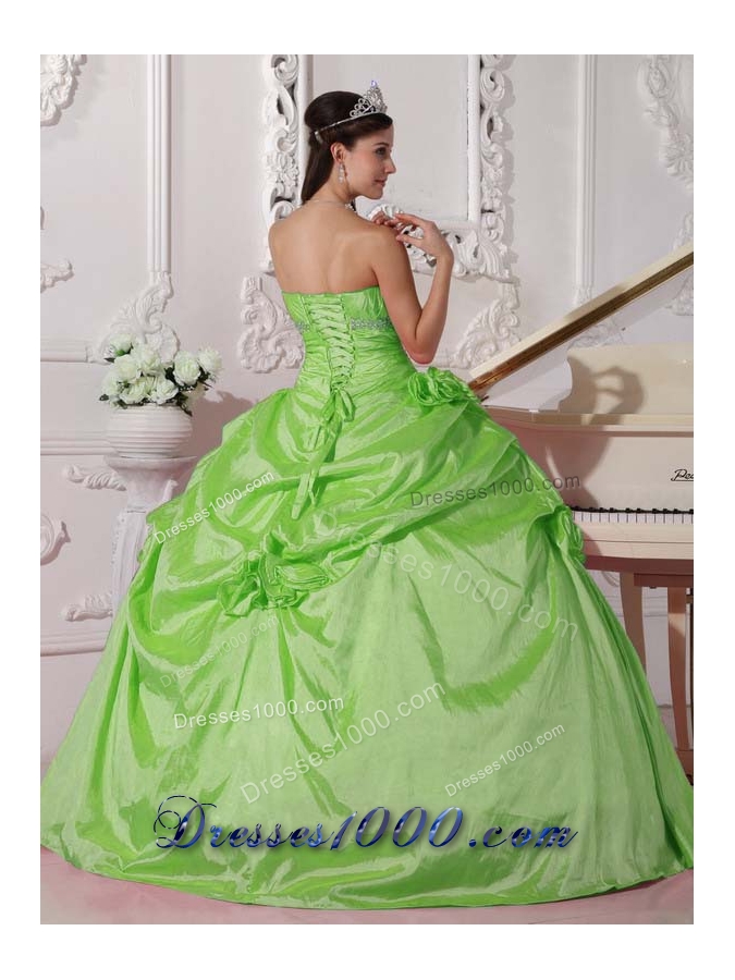 Discount Ball Gown Sweetheart Taffeta Beading Quinceanera Dresses
