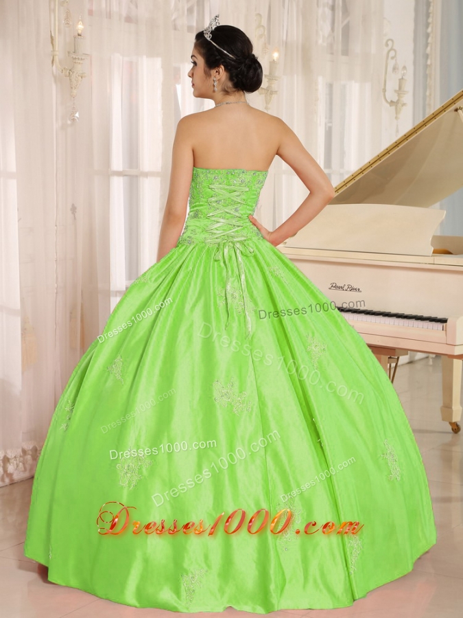 Elegant Embroidery and Beading Quinceanera Gown with Sweetheart