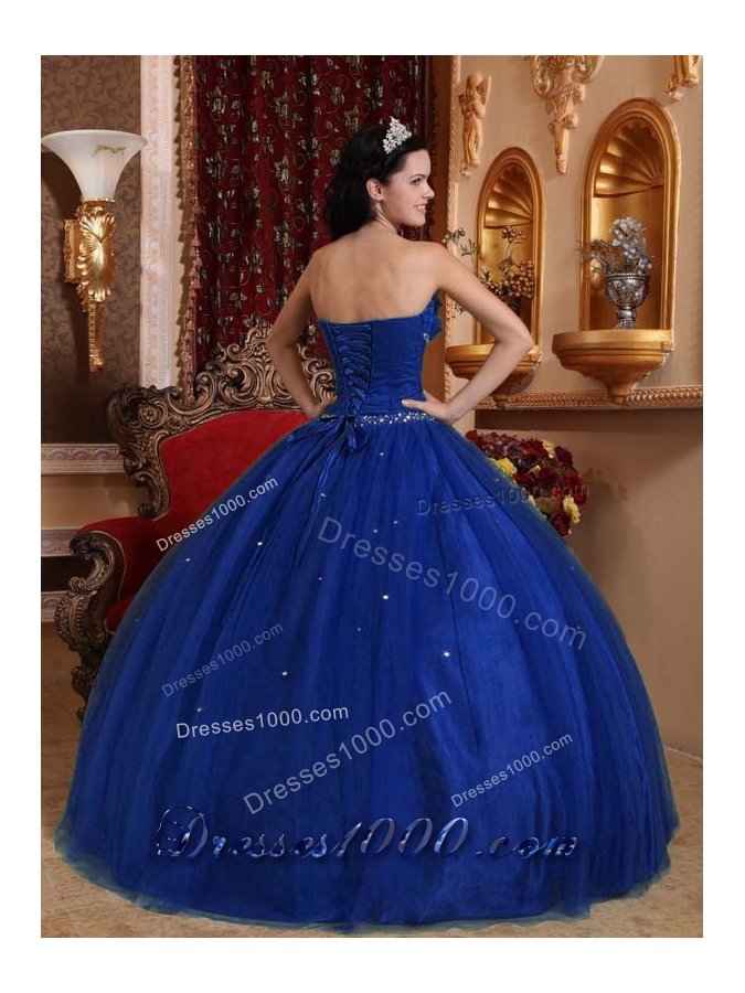 Simple Sweetheart 2014 Beading Quinceanera Dresses for Military Ball