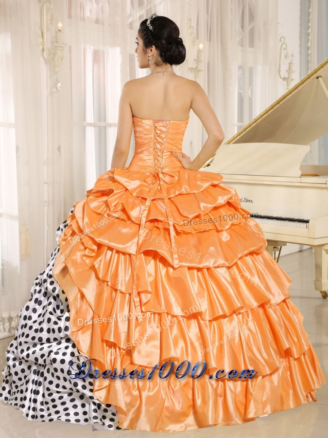 Popular Strapless 2014 Spring Quinceanera Dresses with Pick-ups
