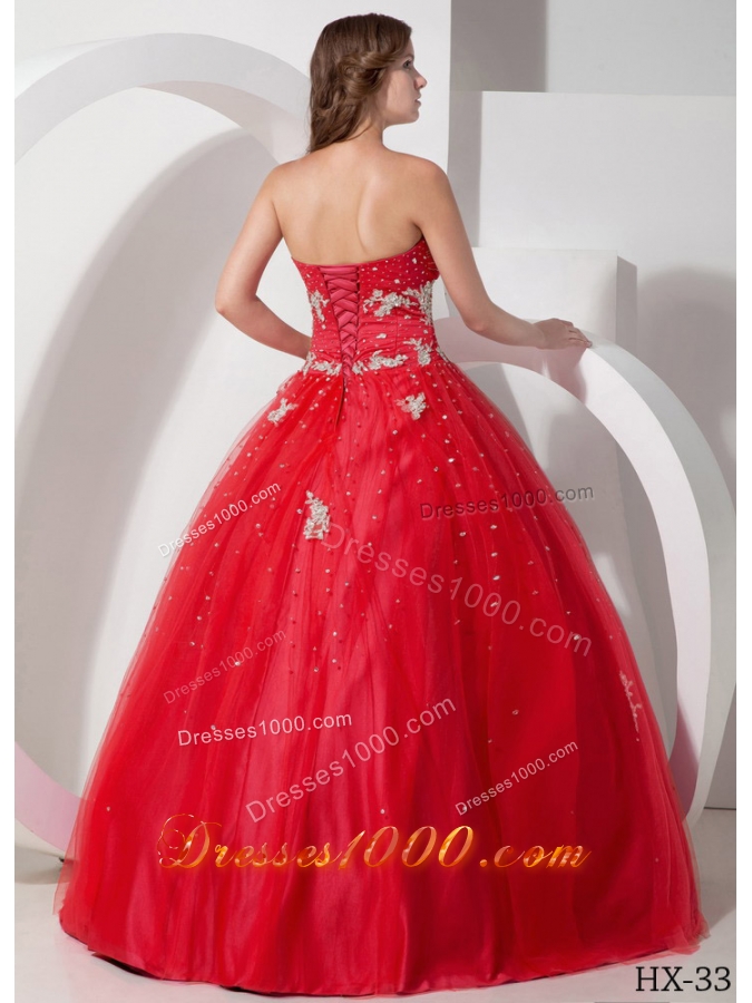 2014 Gorgeous Puffy Sweetheart Quinceanera Dress with Appliques and Beading