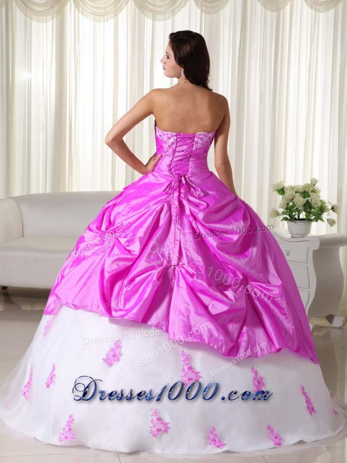Elegant Sweetheart Quinceanera Gown Dresses with Appliques