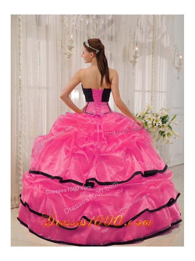 New Style Strapless Organza Quinceanera Gown Dresses with Beading