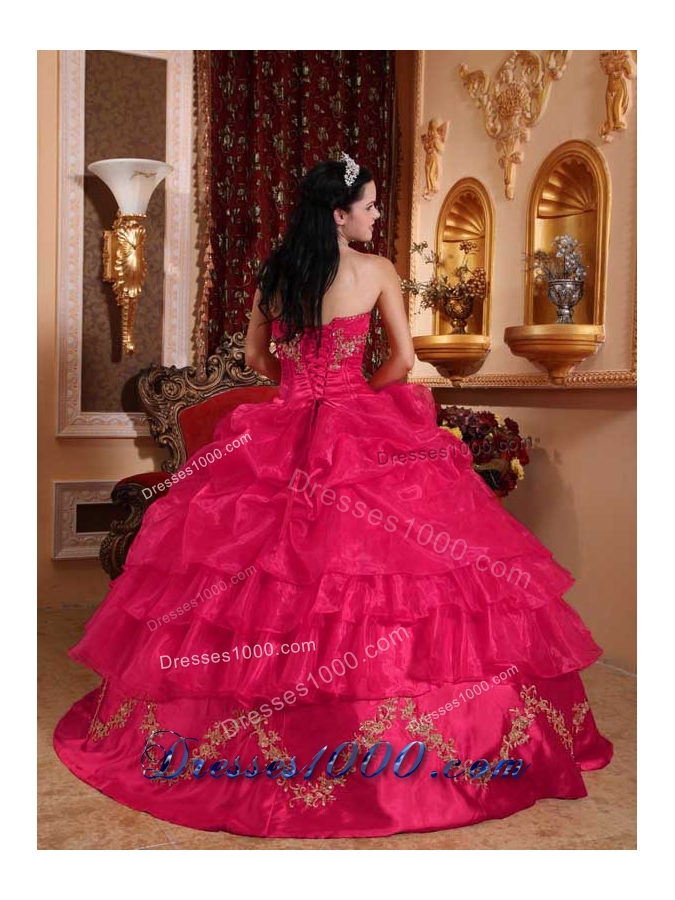 2014 Ball Gown Strapless Quinceanera Gowns with Beading