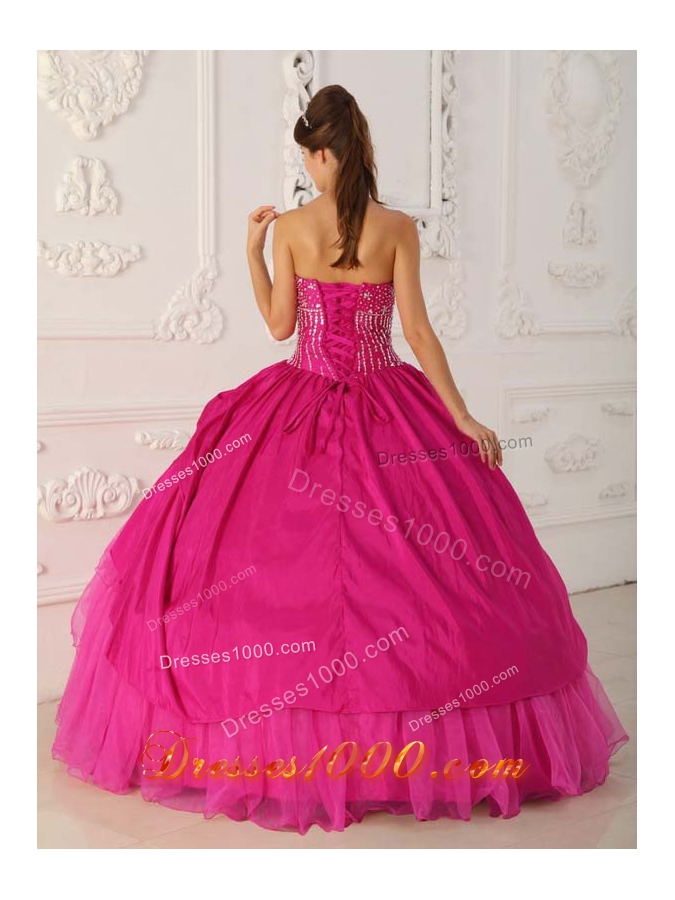 2014 Spring Beautiful Ball Gown Strapless Quinceanera Dress with Beading