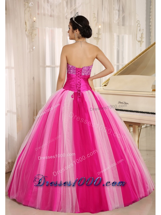 Pretty Strapless Quincanera Dress For Sweet 16 2014 Spring