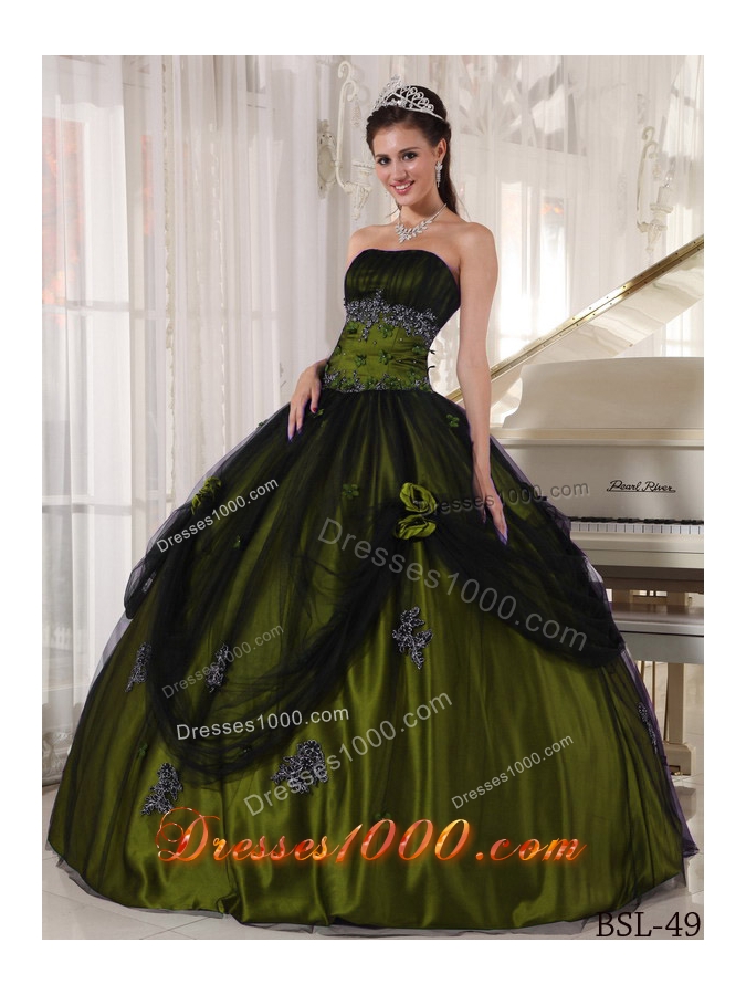 Discount Puffy Strapless Sweet Sixteen Dresses with Beading