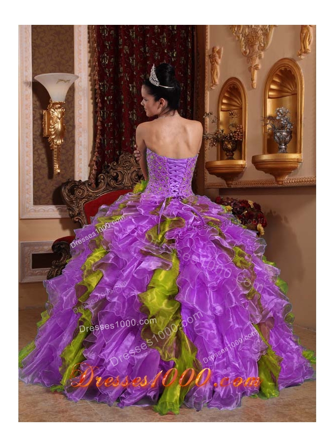 Exclusive Puffy Sweetheart Beading Quinceanera Dresses for 2014