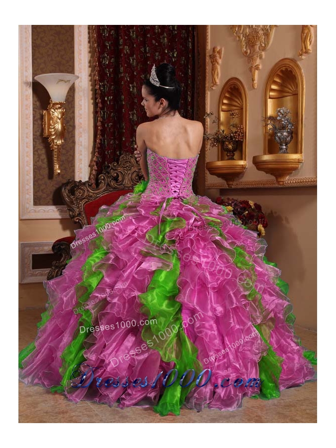 Exclusive Puffy Sweetheart 2014 Quinceanera Dresses with Beading