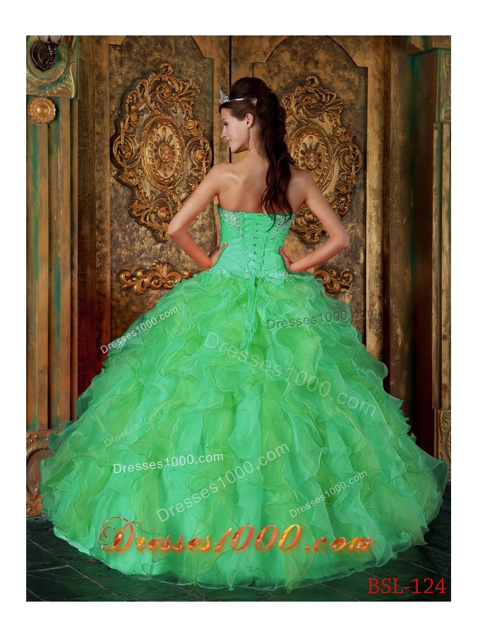 2014 Spring Lovely Quinceanera Dresses Princess Sweetheart Ruffles