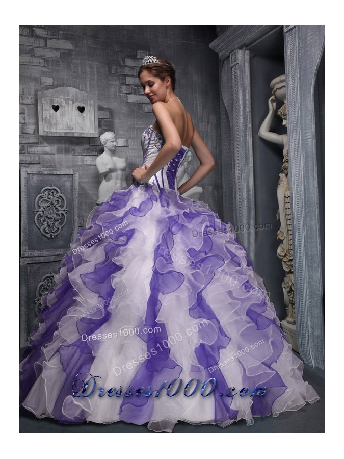Sweet Puffy Sweetheart Taffeta and Organza Appliques 2014 Quinceanera Dresses