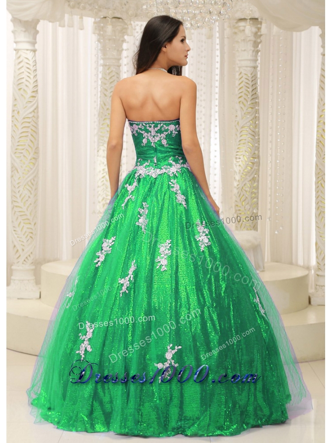 2014 Wonderful Princess Quinceanera Dresses with Appliques Paillette Over Skirt Tulle