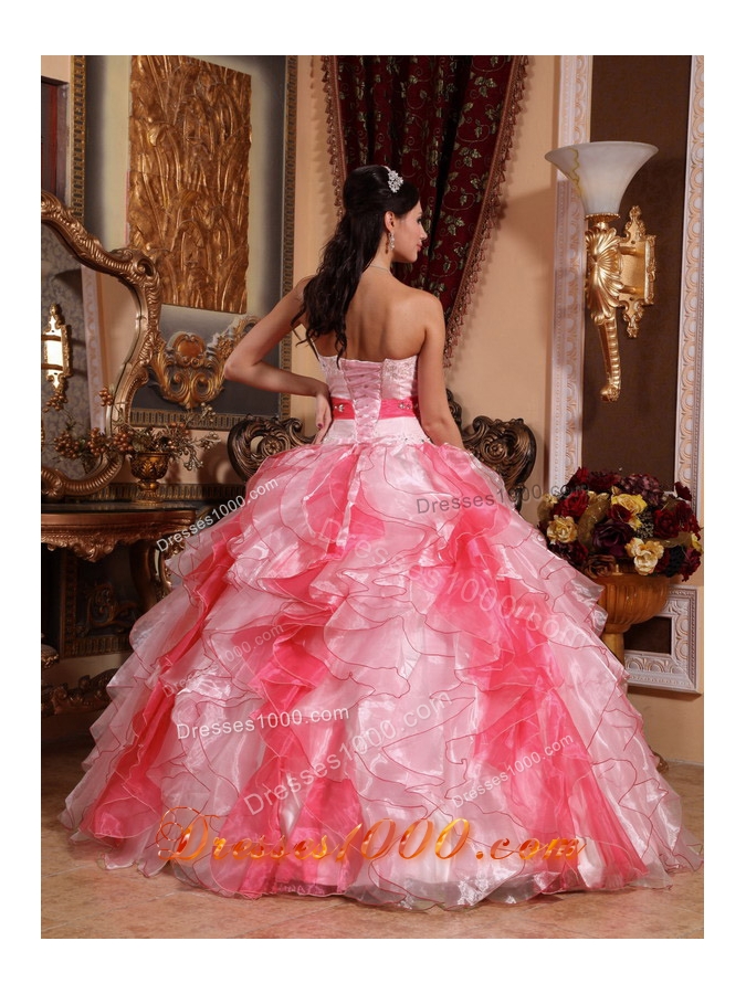 2014 Multi-colored Puffy Sweetheart Beading and Ruching Quinceanera Dresses