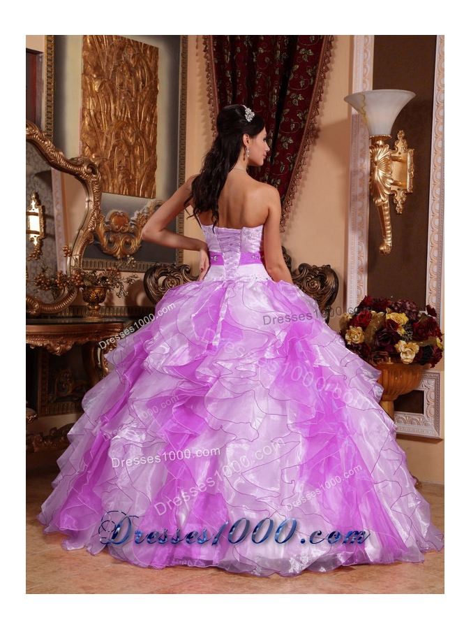 2014 Puffy Sweetheart Beading and Ruching Quinceanera Dresses