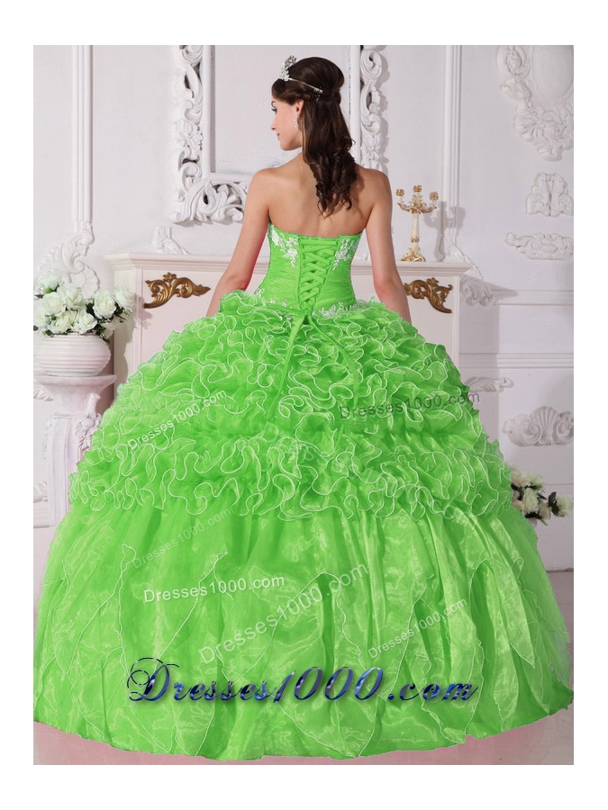 Gorgeous Ball Gown Strapless Embroidery and Beading Quinceanera Dress for 2014