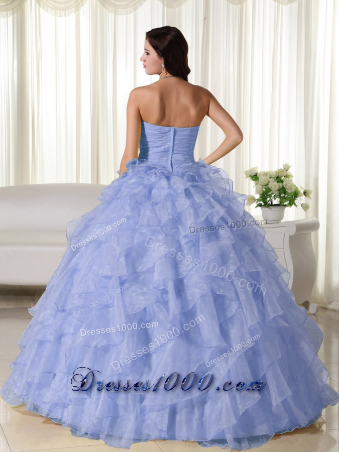 2014 Classical Puffy Sweetheart Appliques Quinceanera Dresses with Ruffles