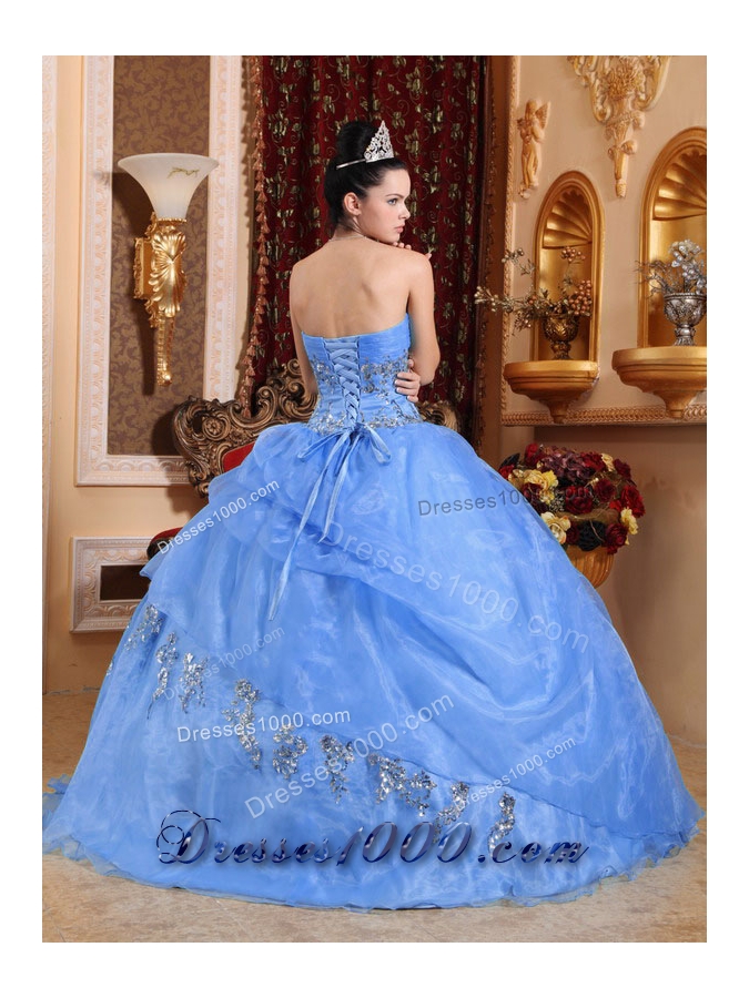 2014 New Style Puffy Sweetheart Beading Quinceanera Dresses with Appliques