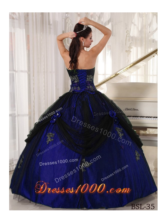 Ball Gown Strapless Pretty Quinceanera Dress with Beading and Appliques