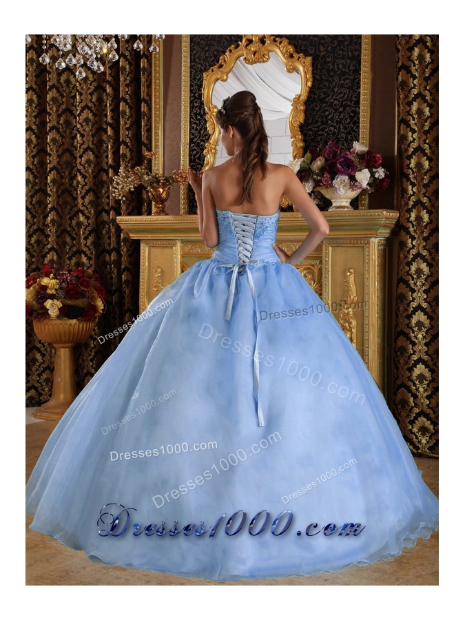 Perfect Ball Gown Sweetheart Appliques and Beading 2014 Quinceanera Dresses