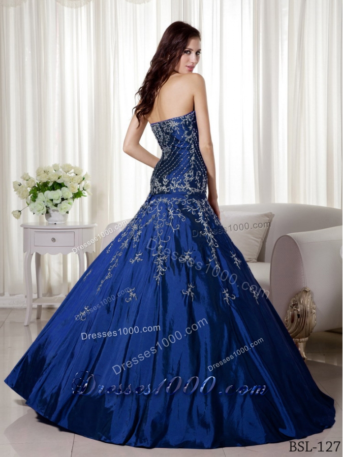 Princess Sweetheart Beading and Embroidery Morden Quinceanera Dresses