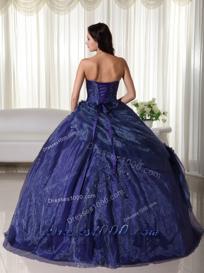 2016 Ball Gown Strapless Floor-length Quinceanera Dress with Beading