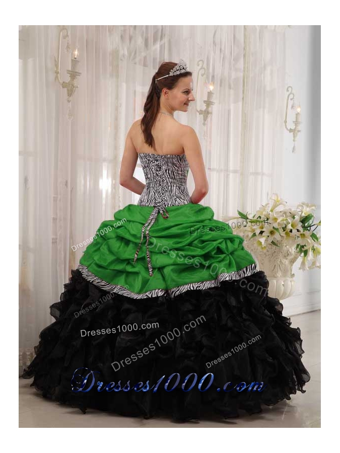 Brand New Puffy Sweetheart for 2014 Quinceanera Dress with Pick-ups