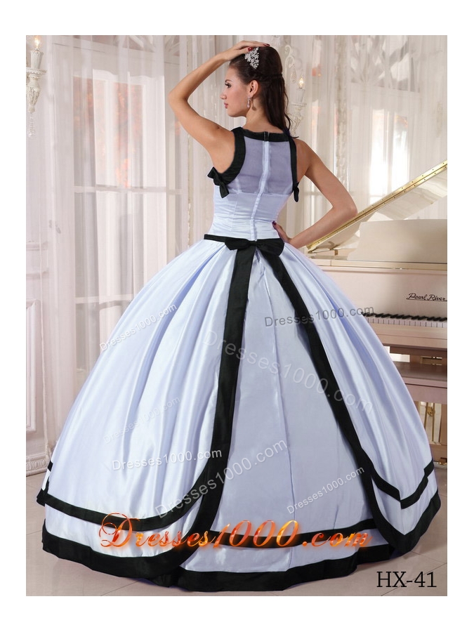 Colourful Elegant Ball Gown Bateau Satin 2014 Long Quinceanera Dress