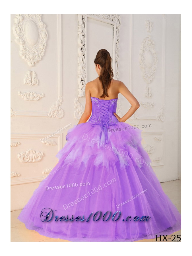 Romantic Princess Sweetheart Ruffles and Beading Quinceanera Dresses for 2014