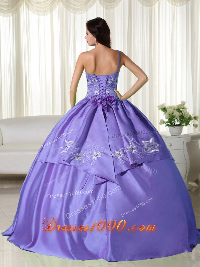 Beautiful Puffy Off the Shoulder Embroidery Quinceanera Dresses for 2014