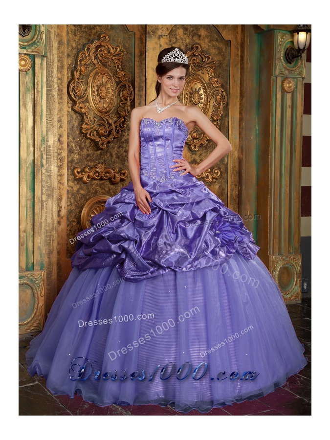 Puffy Sweetheart 2014 Appliques Quinceanera Dresses with Pick-ups