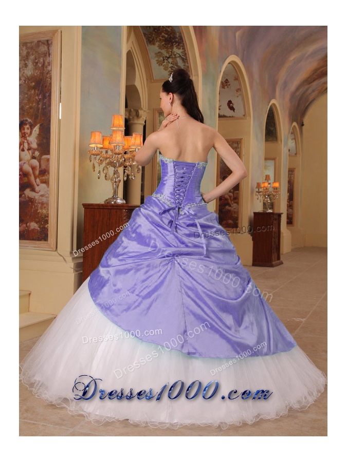 Simple Princess Sweetheart Beading Quinceanera Dresses for 2014