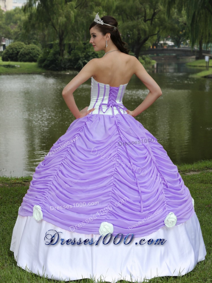 2014 Custom Made Puffy Quinceanera Dresses With Strapless Pick-ups