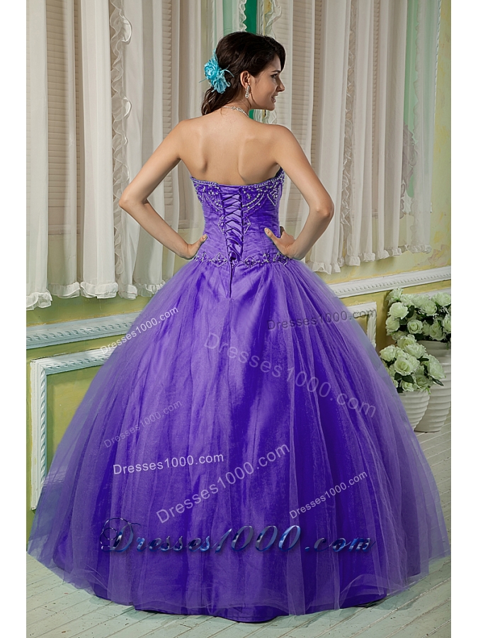 New Style Puffy Sweetheart 2014 Spring Beading Quinceanera Dresses