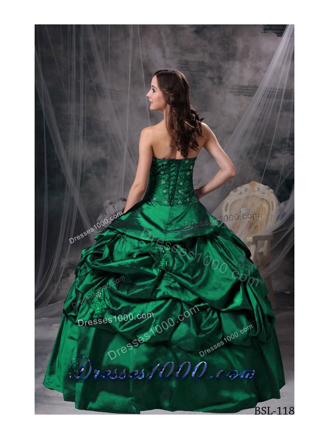 Ball Gown Sweetheart 2014 Spring Quinceanea Dresses with Appliques