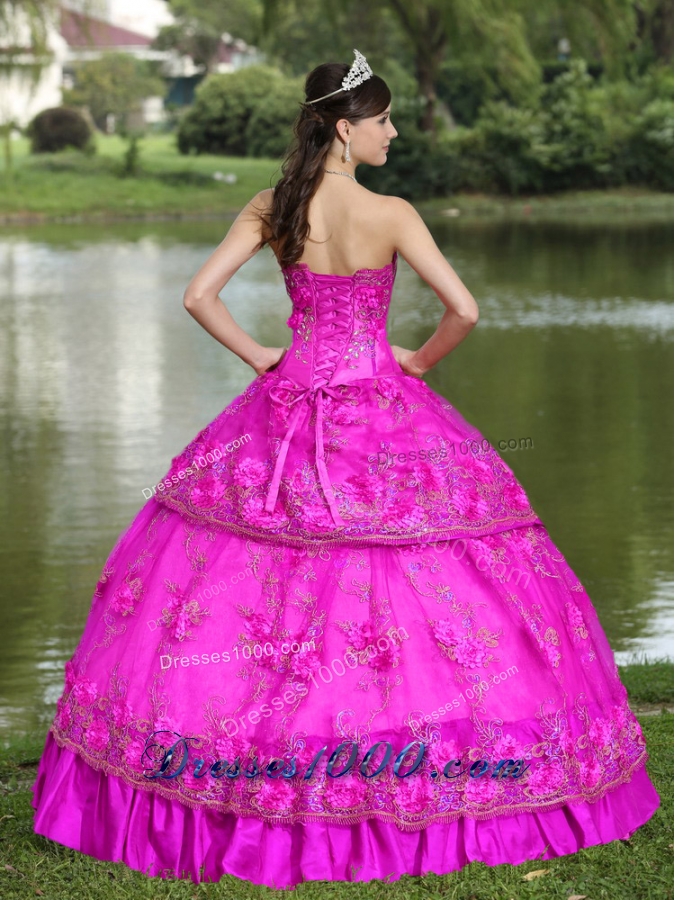 Strapless Embroidery Full Length Quinceanera Dress for 2014 Spring