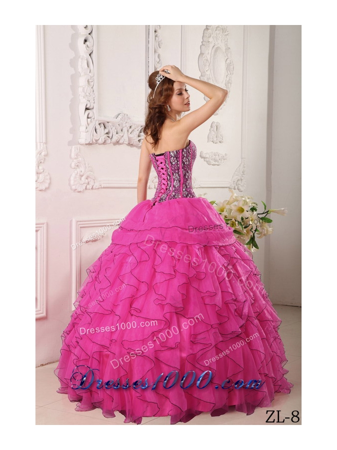 Sweetheart Beaded Decorate Bodice Quinceanera Dress for Spring