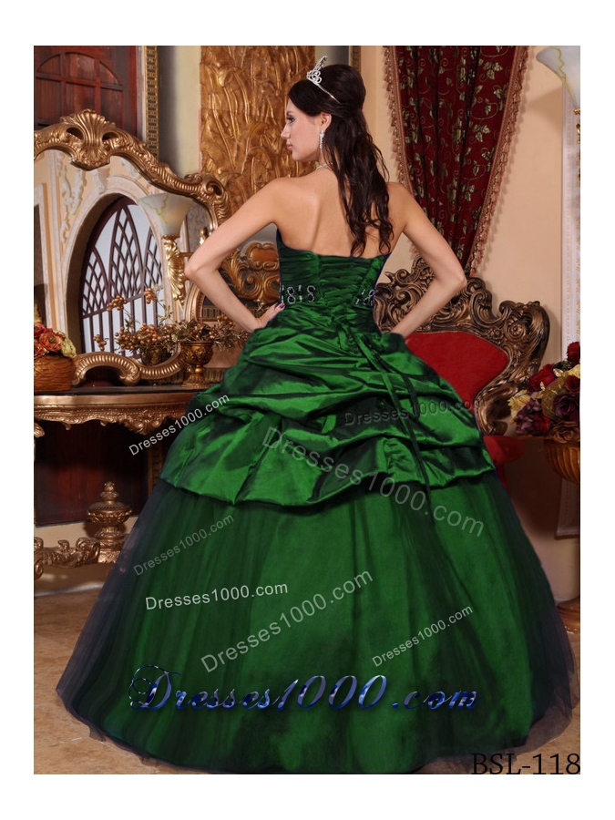 2014 Elegant Spring Beaing Quinceanera Dresses with Strapless