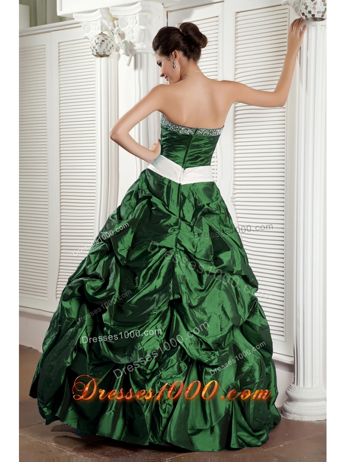 2014 Spring Puffy Sweetheart Quinceanea Dresses with Sashes